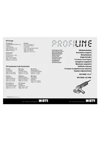 Notice BTI WKS 115 V Broyeur