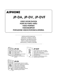 Notice Aiphone JPDVF Interphone