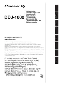 Notice PIONEER DDJ1000 Equipement DJ