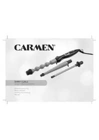 Notice Carmen SHINY CURLS CT6525 Glätteisen
