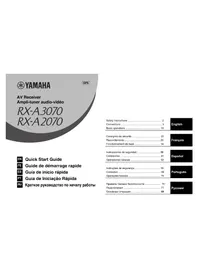 Notice YAMAHA RXA3070 Ampli home-cinéma