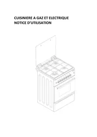 Notice SVAN SVK6603ETX Cuisinière