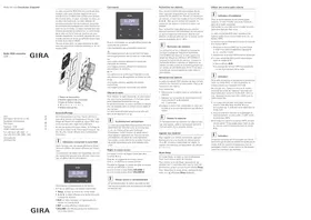 Notice Gira 228003 Radio