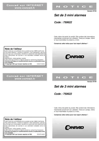 Notice SMARTWARES SC073 Capteur de porte/fenêtre