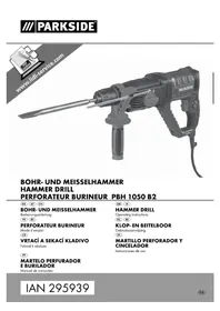 Notice PARKSIDE PBH 1050 B2 Furadeira