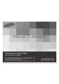 Notice SAMSUNG SMXF70SP Caméscope