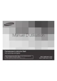Notice SAMSUNG SMXF700BP Caméscope