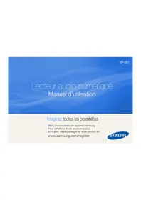 Notice SAMSUNG YPW1AL Lecteur mp3