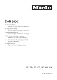 Notice MIELE DAR 3000 Dunstabzugshaube