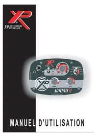 Notice XP ADVENTIS 2 Détecteur de métaux