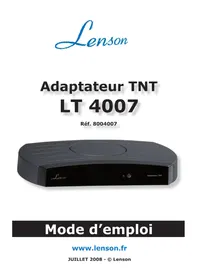 Notice Lenson LT 4007 Recepteur