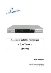 Notice Lenson LD 4006 Recepteur