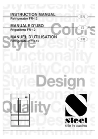 Notice Steel Cucine FR12 Frigorifero