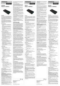 Notice XT Power XT20000QC2 Chargeur téléphone portable