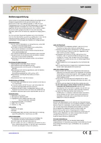 Notice XT Power MPS6000 Chargeur téléphone portable