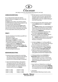 Notice Aquatic Nature COCOON 5 Aquarium