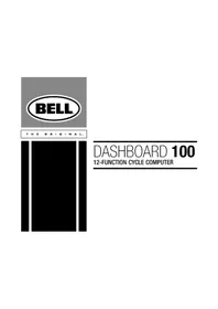 Notice Bell DASHBOARD 100 Compteur