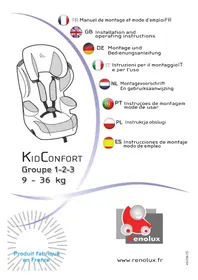 Notice Boulgom KIDCONFORT Siège de voiture