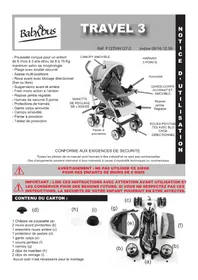 Notice Babybus TRAVEL 3 Poussette