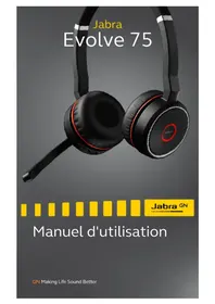 Notice JABRA EVOLVE 75 Casque