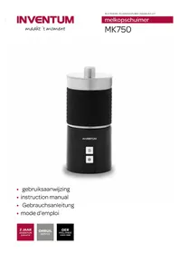 Notice INVENTUM MK750 Mousseur à lait