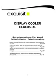 Notice Exquisit ELDC350XL Drankkoelkast