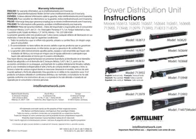 Notice Intellinet 713979 Unité de distribution électrique