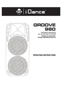 Notice iDance GROOVE 980 Station d'acceuil