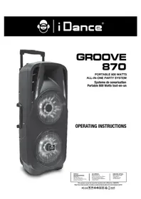 Notice iDance GROOVE 870 Station d'acceuil
