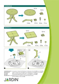 Notice Jardin VERONA Mobilier de jardin