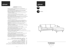 Notice Wehkamp TORINO (81X282X151) Canape / sofa / banc