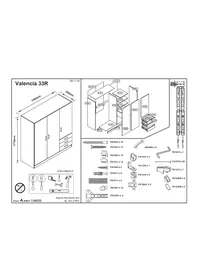 Notice Wehkamp VALENCIA (3 DOORS) Armoire