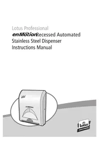 Notice Lotus ENMOTION RECESSED Distributeur automatique