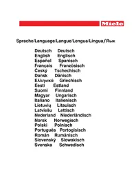 Notice MIELE WA CWC 1001 L Produit d'entretien pour textile