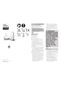 Notice PHILIPS AVENT SCD731 Dětské monitory