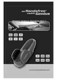 Notice MR HANDSFREE GENIUS IPHONE Kit d'encastrement