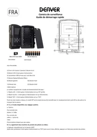 Notice DENVER WCT8010 Caméscope