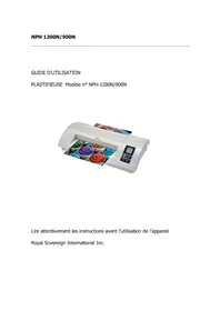 Royal Sovereign NPH900N - Plastifieuse
