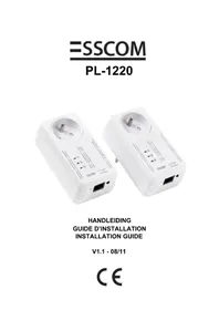 Notice Esscom PL1221 Adaptateur électrique