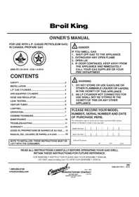 Notice Broil King REGAL S 420 PRO Barbecue