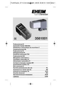 EHEIM Turtlefeeder 3581001 - Distributeur automatique de nourriture