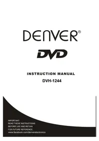 Notice DENVER DVH1244 Lettore dvd