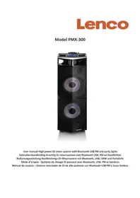 Notice LENCO PMX300 Système de sonorisation