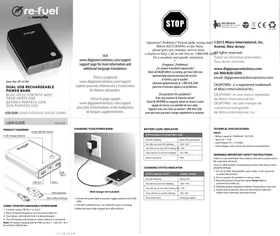 Notice Digipower THE ADVENTURER Batterie portable
