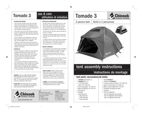 Notice Chinook TORNADO 3 Tente