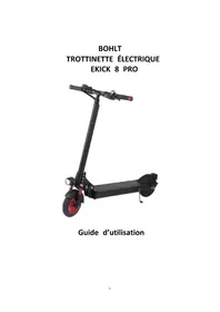 Notice BOHLT EKICK 8 PRO Scooter