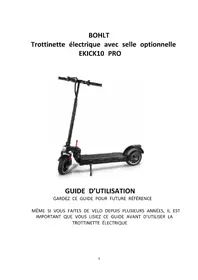 Notice BOHLT EKICK 10 PRO Scooter