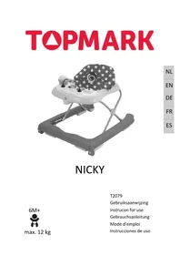 Notice Topmark NICKY T2079 Produits bébés