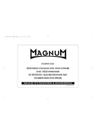 Notice Magnum TVDVD 5561 Televisie