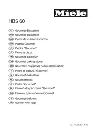 Notice MIELE HBS 60 συσκευή για φοντί, ρακλέ και γουόκ